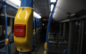 stop, vehicle interiors, buses