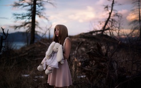 nature, girl outdoors