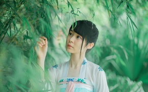 Asian, girl