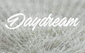 text, daydreaming, snow, grass, landscape