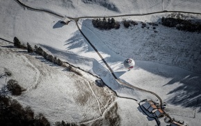 winter, landscape