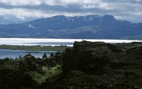 Thingvellir, mountains, Iceland