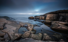 water, rock, nature