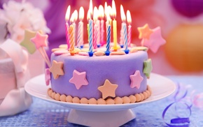 cake, happy birthday, candles