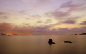 water, city, photography, landscape, rock