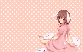 Inaba Tewi, anime girls, red eyes, bunny ears, anime, Touhou