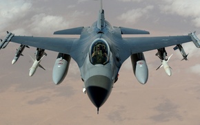 aircraft, military aircraft, General Dynamics F, 16 Fighting Falcon
