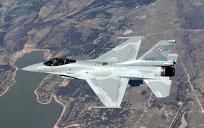 military aircraft, aircraft, General Dynamics F, 16 Fighting Falcon