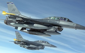 General Dynamics F, 16 Fighting Falcon, military aircraft, aircraft