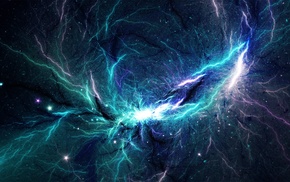 universe, digital art, nebula