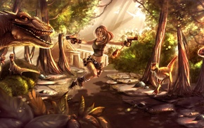 video games, Tomb Raider, artwork, Lara Croft