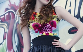 girl, redhead, model, Olesya Kharitonova