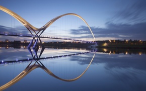 bridge, landscape