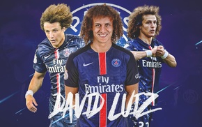 David Luiz, Virgem, footballers, blue, P.S.G.