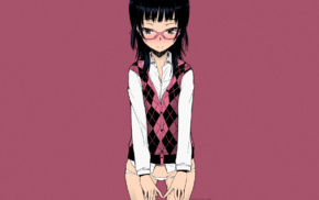 blushing, shy, manga, Asaki Takayuki, black hair, ecchi