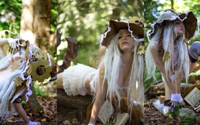 Katrina Wilkinson, collage, girl outdoors, model, fantasy art, girl