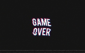 retro games, distortion, video games, GAME OVER