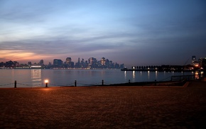 river, photography, water, cityscape, lights, city