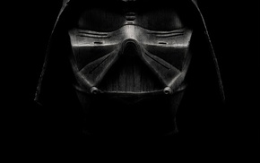 portrait display, Darth Vader