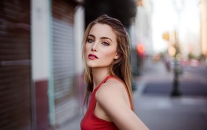 model, urban, face, April Slough, portrait, girl