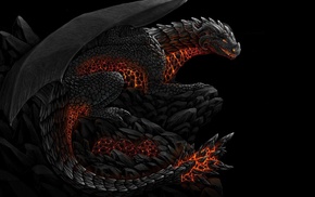 dragon, artwork, fantasy art