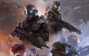 Halo 5 Guardians, artwork, video games