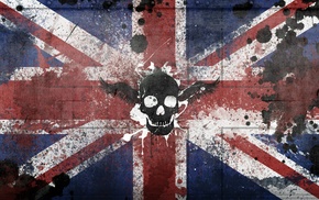 flag, skull, UK