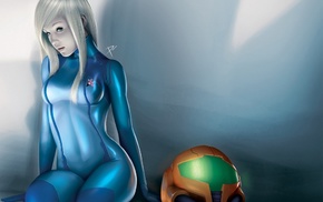 artwork, Samus Aran, video games, Metroid