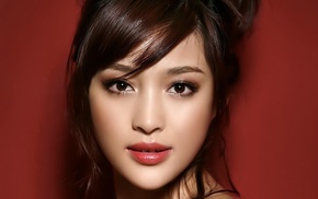 girl, closeup, Asian