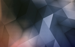 digital art, triangle, abstract