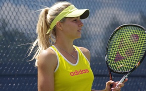 Maria Kirilenko, looking away, blonde, girl, tennis