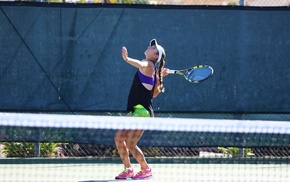 girl, Catherine Cartan Bellis, tennis courts, tennis