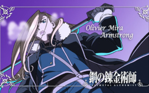 Fullmetal Alchemist Brotherhood, Olivier Milla Armstrong