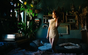 girl, redhead