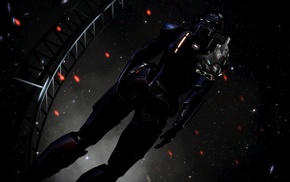 Mass Effect, video games, fantasy art, stars, space