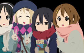 Hirasawa Yui, Nakano Azusa, anime girls, Kotobuki Tsumugi, K, ON