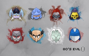 Voltron, evil, Teenage Mutant Ninja Turtles, Skeletor, Transformers, Shredder