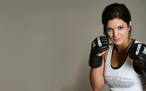 actress, brunette, Gina Carano