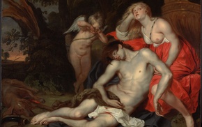 The Death of Adonis, Venus, Greek mythology, Thomas Willeboirts, Aphrodite