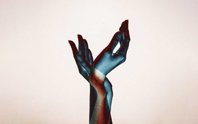 tooclosetotouch, simple background, hands