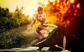 wakeboarding