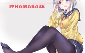 anime girls, anime, Hamakaze KanColle, Kantai Collection