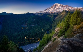 mountains, nature, landscape