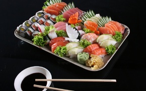 sashimi, food, Sushi, Maki, Nigiri, Pickled Ginger