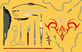 vector, anime, FateStay Night, illustration, fantasy weapon, Fate Series