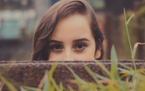 brown eyes, girl, brunette