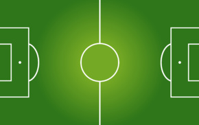 sports, minimalism, gradient, soccer pitches