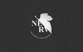 text, Neon Genesis Evangelion, Nerv, anime