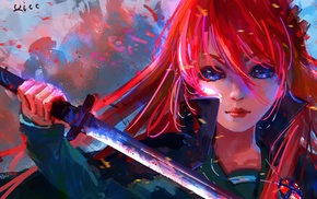 weapon, sword, anime, anime girls, Shakugan no Shana