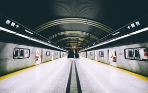 Canada, Ontario, urban, subway, symmetry, Toronto